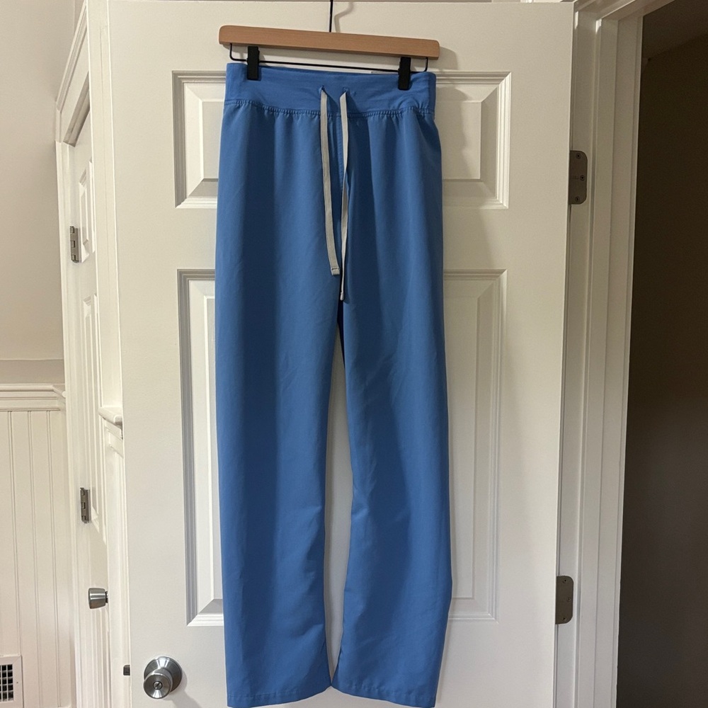 Figs Blue Straight Leg Scrub Pants